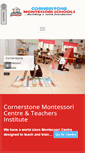 Mobile Screenshot of cornerstonemontessori.com